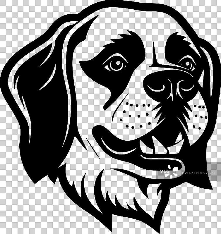 狗 - 高质量标志 - 适合T恤使用图片素材