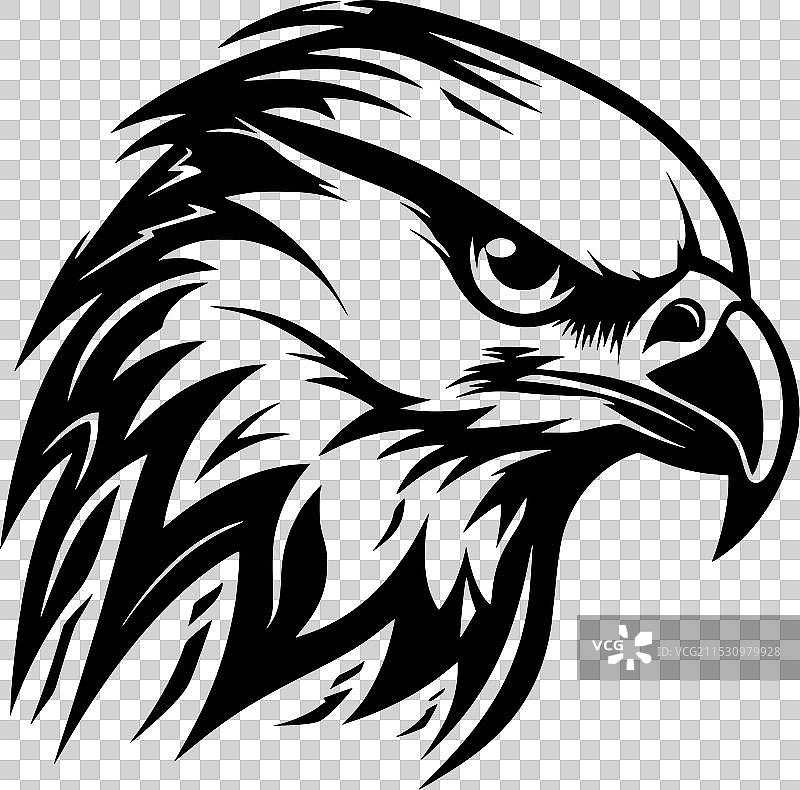 猎鹰 - 高质量标志 - 适合T恤使用图片素材