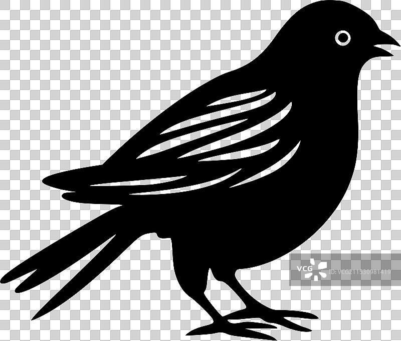 鸽子 - 极简风格的平面标志图片素材