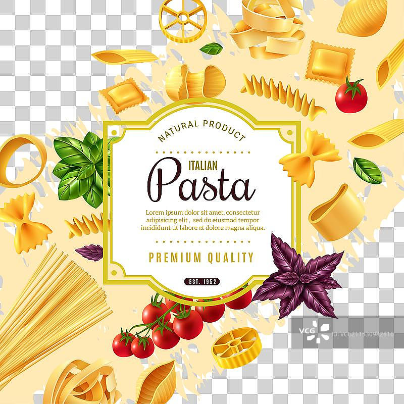 意大利面装饰框架图片素材