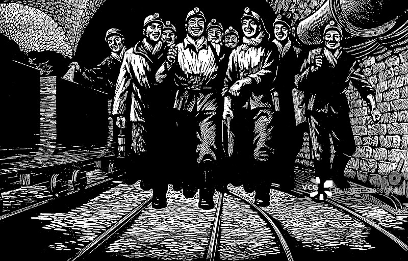 《豪情满怀》木版图片素材