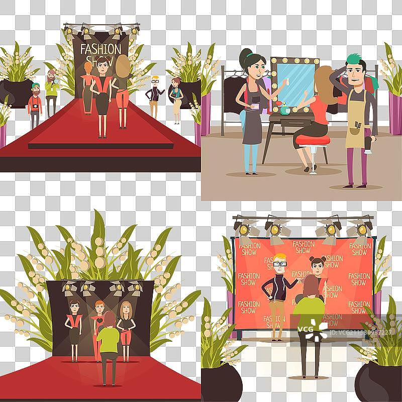 时装秀设计概念图片素材
