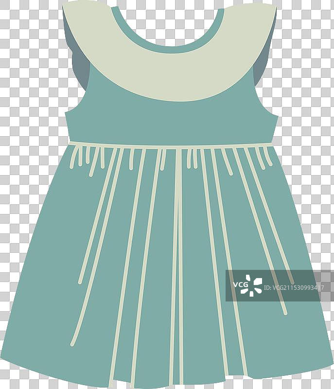 婴儿女孩裙子儿童时尚颜色图标图片素材