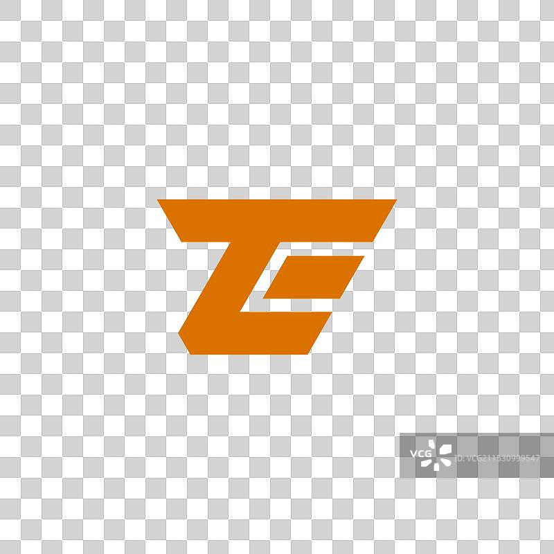 字母T条纹翅膀标志图片素材