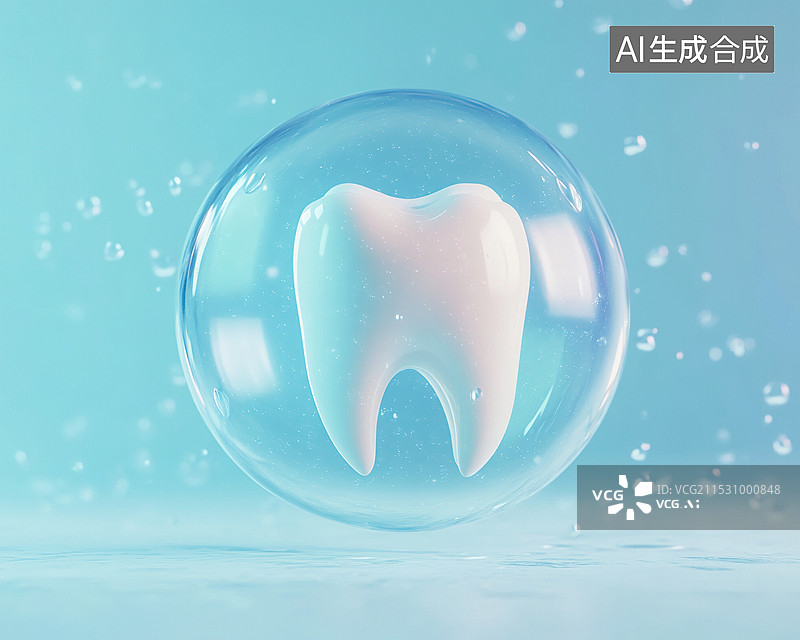 【AI数字艺术】3D牙齿医疗图片素材