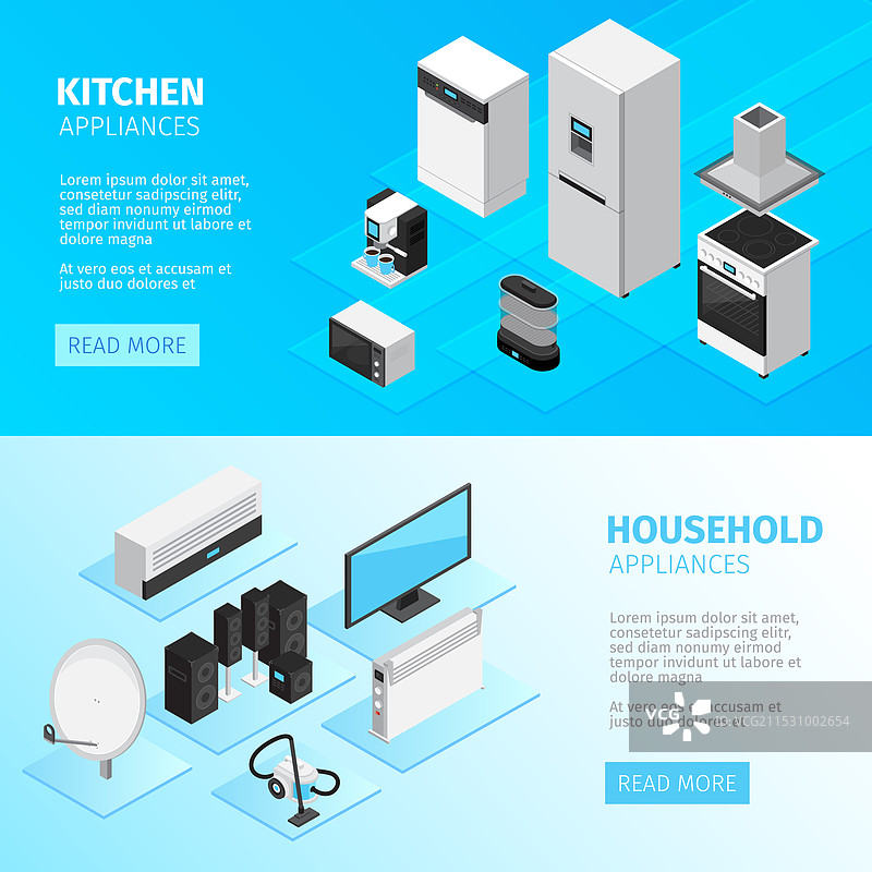 家用电器横幅图片素材