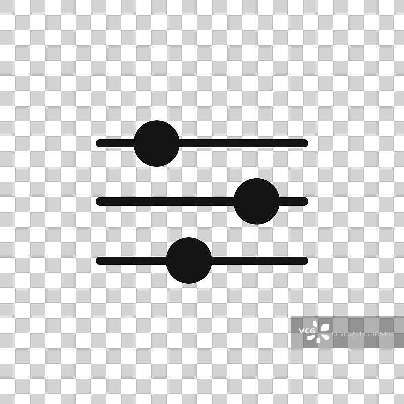 过滤按钮图标，背景为白色图片素材