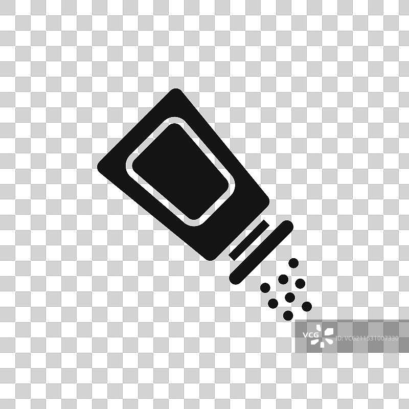 盐瓶图标，背景为白色图片素材