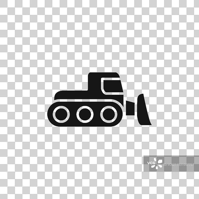 雪犁图标，背景为白色图片素材