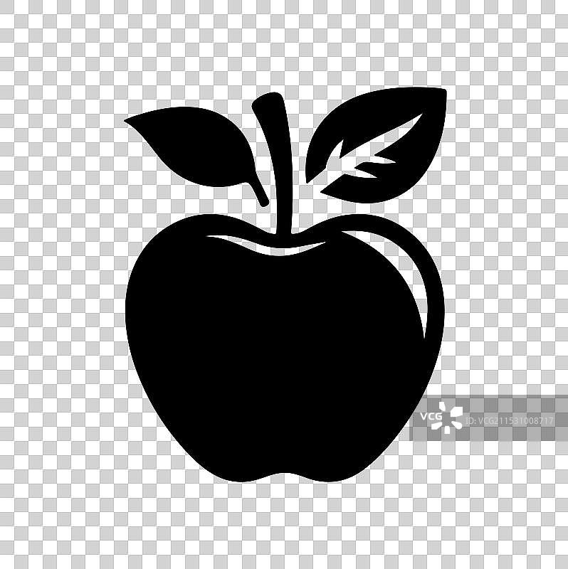 苹果轮廓与背景图片素材