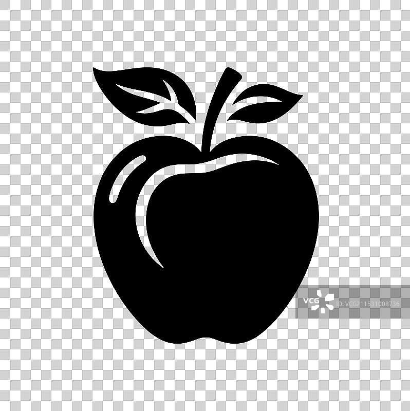 苹果轮廓与背景图片素材