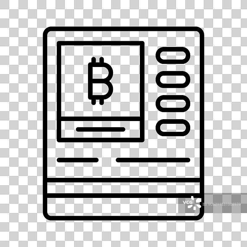 比特币ATM机设计已准备好供高级使用图片素材