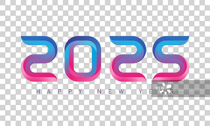 2025年充满活力的未来渐变视觉图片素材