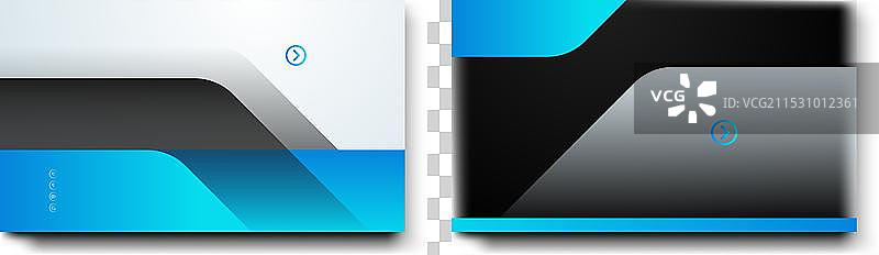 黑色、蓝色和白色的奢华优雅商务风格图片素材