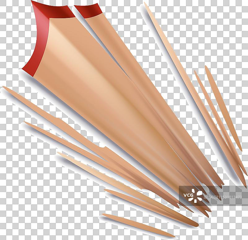 逼真的彩色木屑模型图片素材