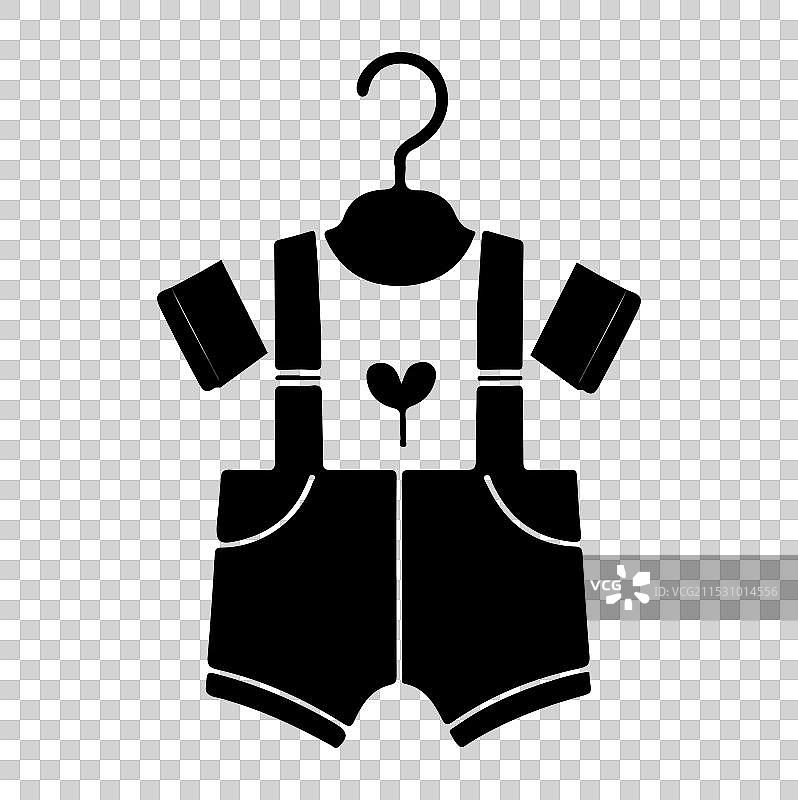 婴儿裙子轮廓图片素材