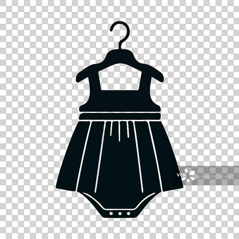 婴儿裙子轮廓图片素材