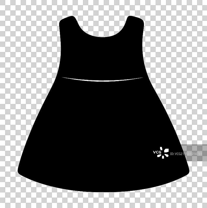 婴儿裙子轮廓图片素材