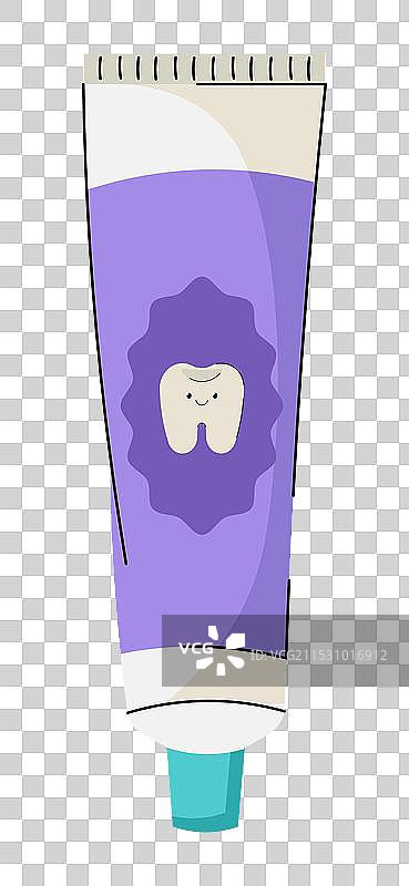 平放的牙膏管图片素材