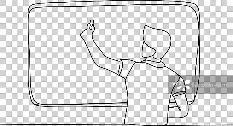 男教师一行图片素材