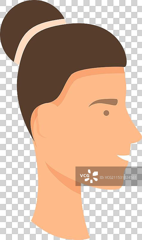 头颈护理图标卡通减脂图片素材