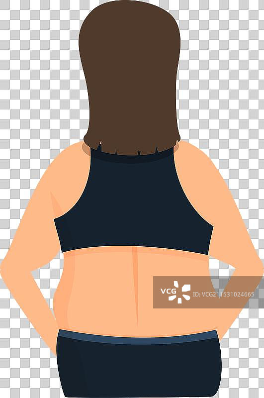 女性身体问题图标卡通燃烧图片素材