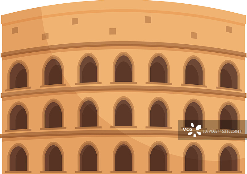 圆形剧场竞技场图标卡通工作打斗图片素材