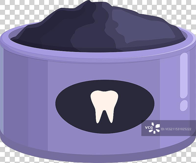 紫色牙科粉末图标卡通图案图片素材