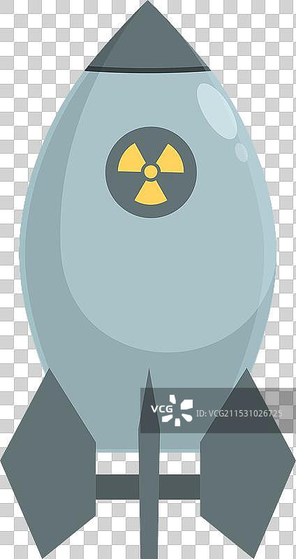 大核弹图标卡通原子图片素材