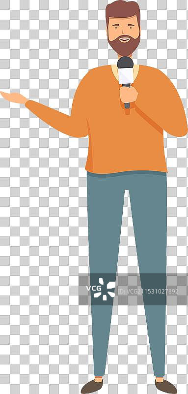 脱口秀图标卡通新闻制作图片素材