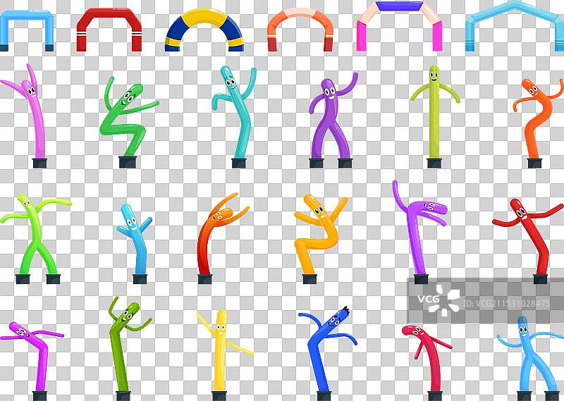 充气广告图标卡通系列图片素材