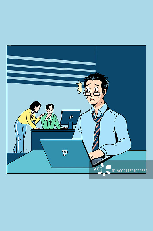 中年男人的崩溃2:职场危机图片素材