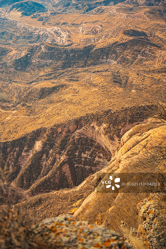 丹霞赤壁图片素材