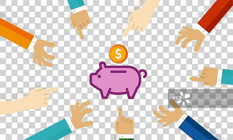 公共基金储蓄退休储蓄投资图片素材