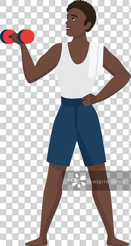 运动男性角色图片素材