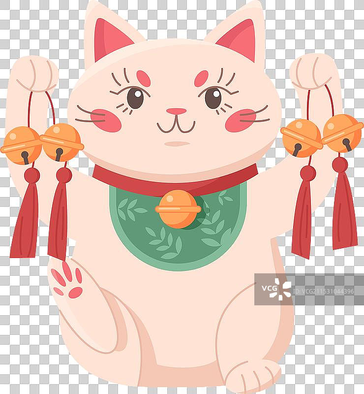 可爱的日本招财猫图片素材