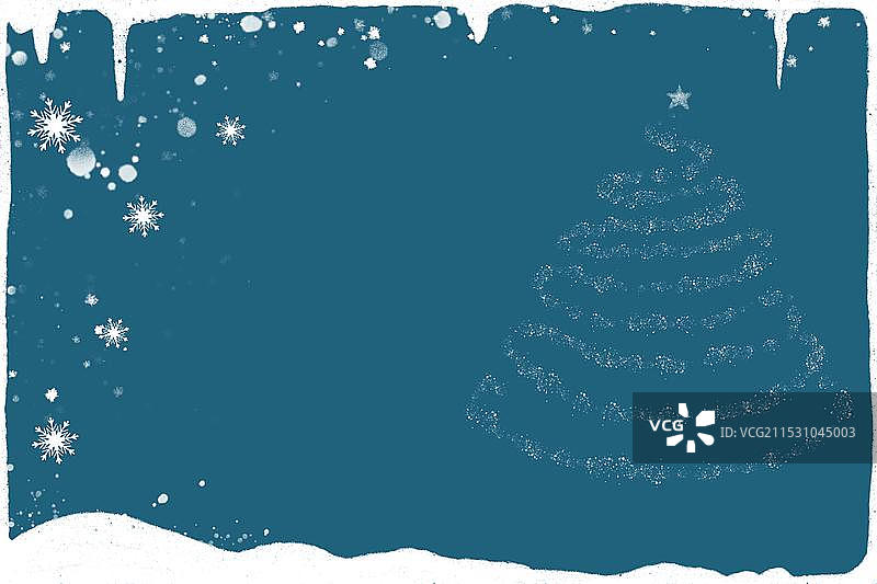 圣诞雪背景图片素材