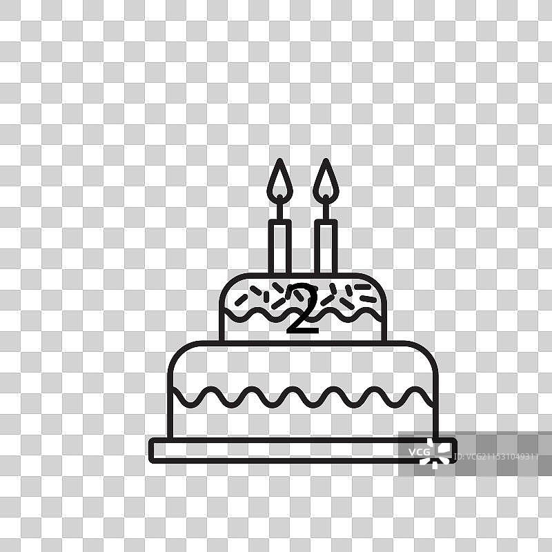 生日蛋糕图标图片素材