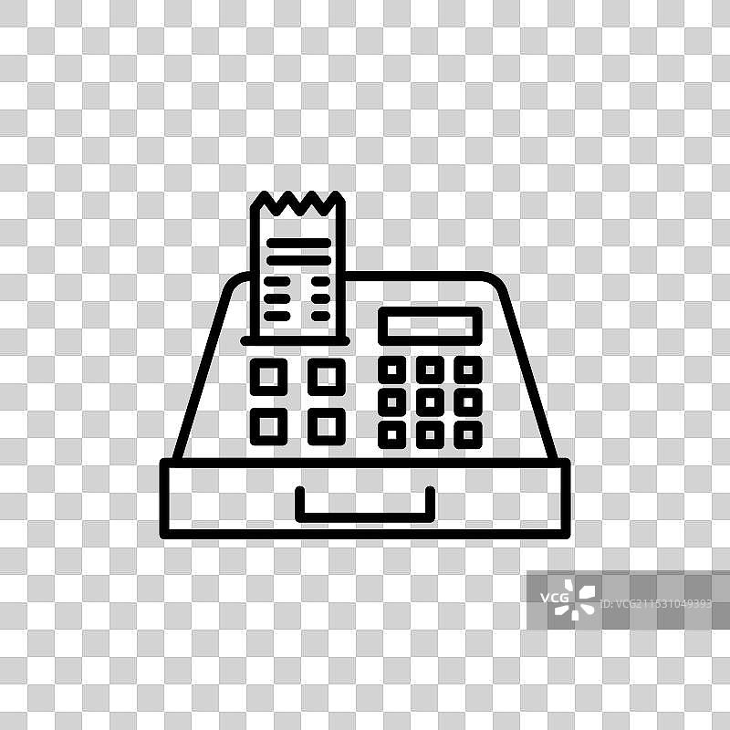 收银机图标图片素材