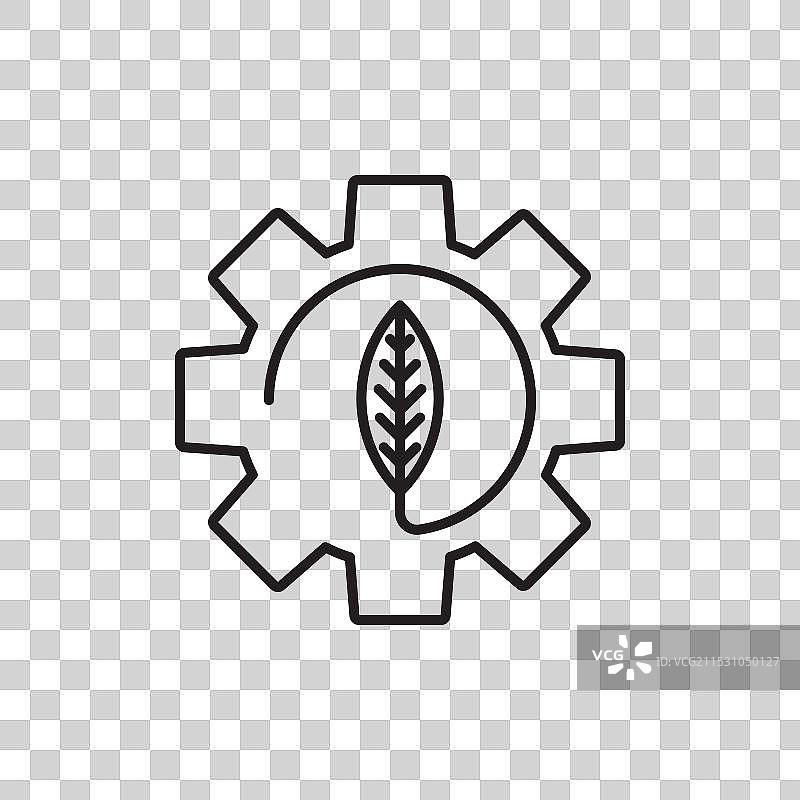 绿色科技图标图片素材