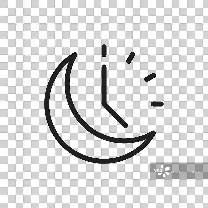 睡眠时间图标图片素材