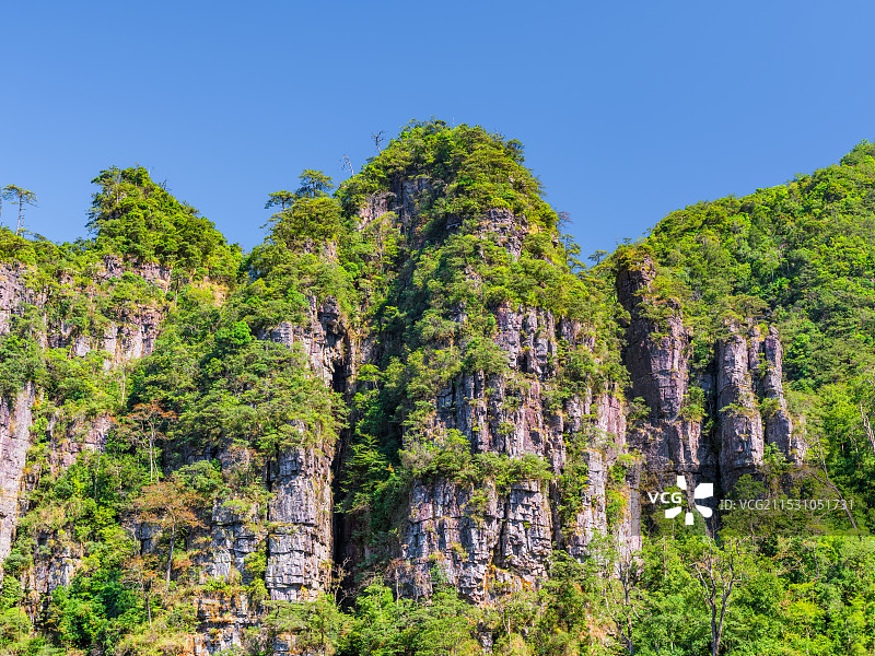 广西来宾金秀盘王界景区大瑶山风光图片素材