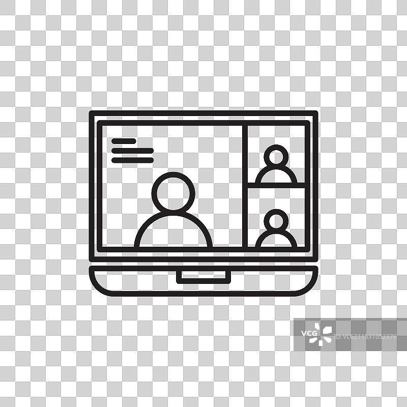 网络研讨会图标图片素材