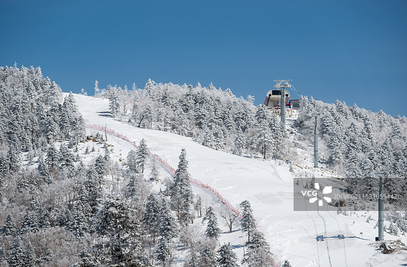 吉林北大湖滑雪场北大壶滑雪场图片素材