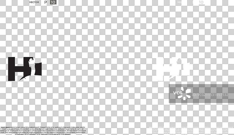 登山徒步标志文字设计图片素材