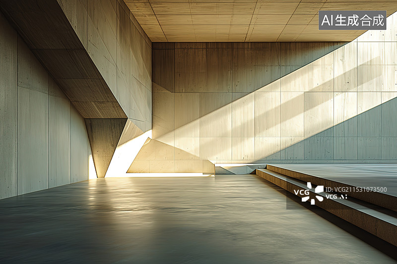 【AI数字艺术】建筑空间图片素材