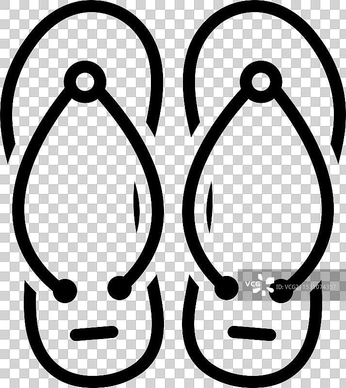 人字拖图片素材