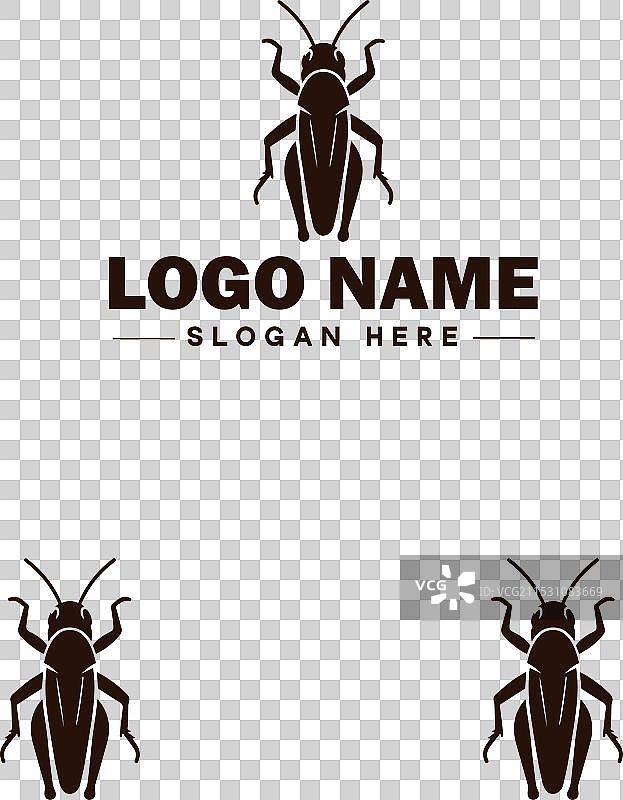 蚂蚱公司标志艺术图标设计图片素材