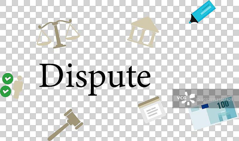 争议与冲突解决的调解概念图片素材