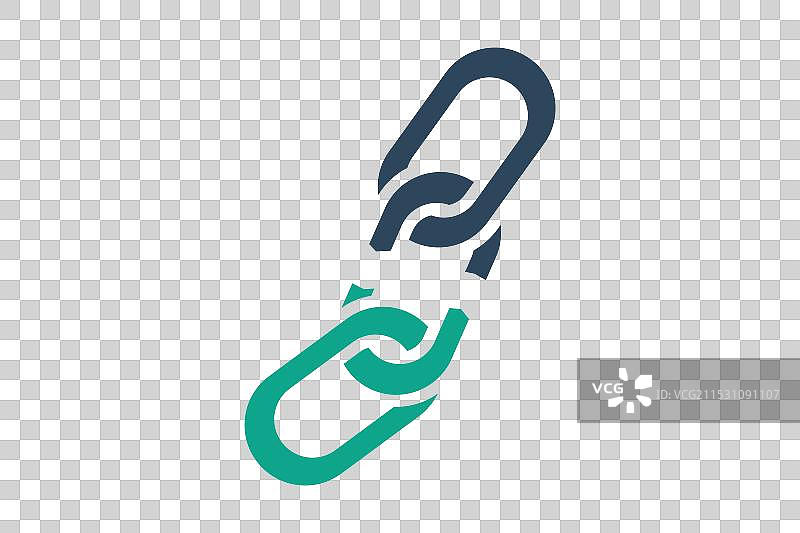 弱点图标 实心图标风格 断链图标图片素材